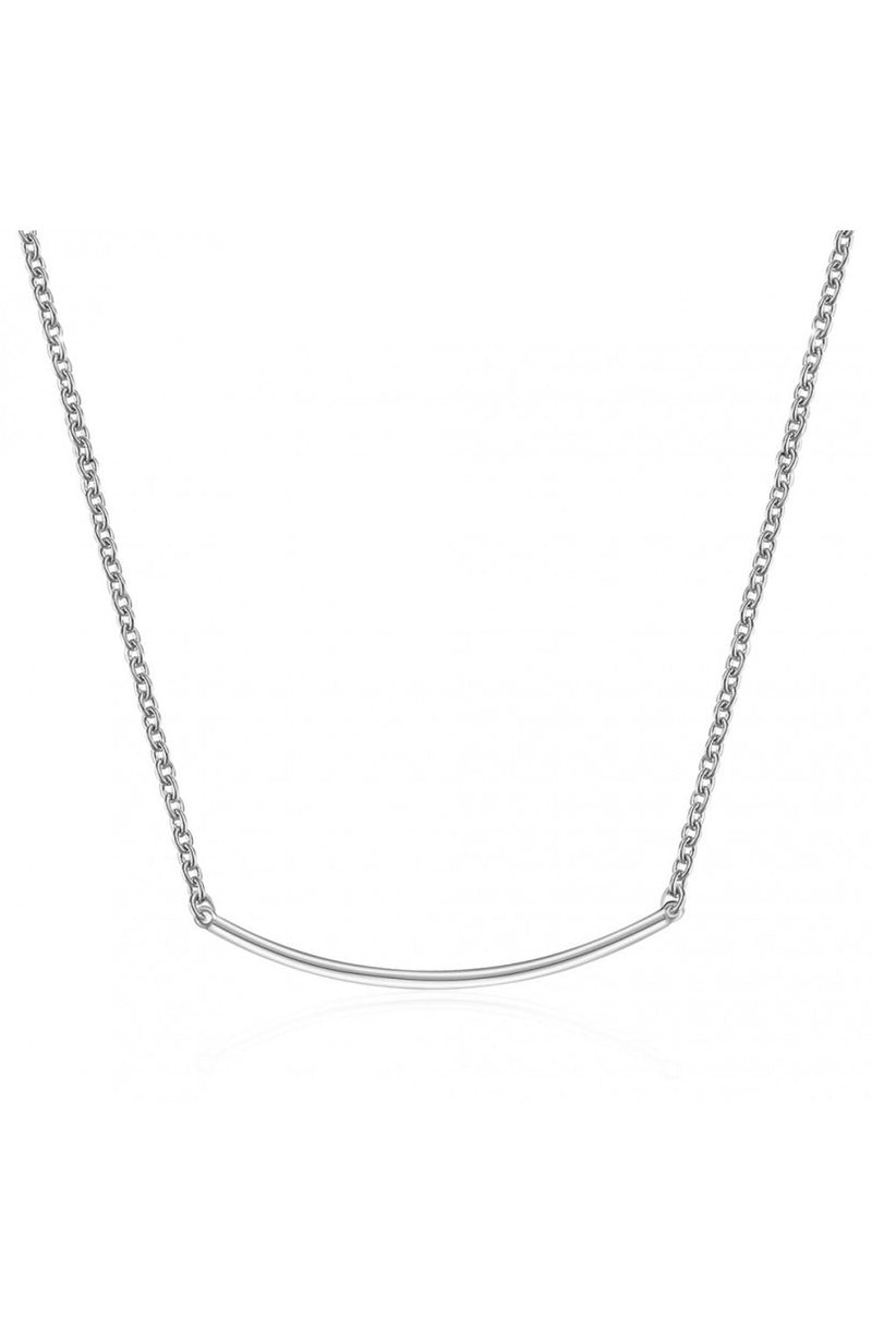 Collier PRECIOVS Essentials avec tube plat argent - PRECIOVS