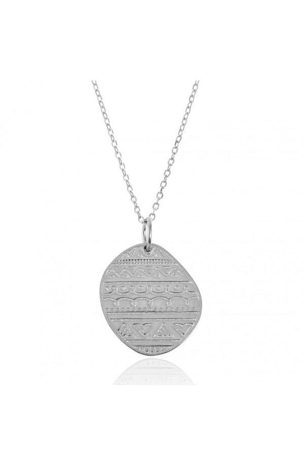 Collier PRECIOVS Essentials avec pendentif motif ethnique argent - PRECIOVS