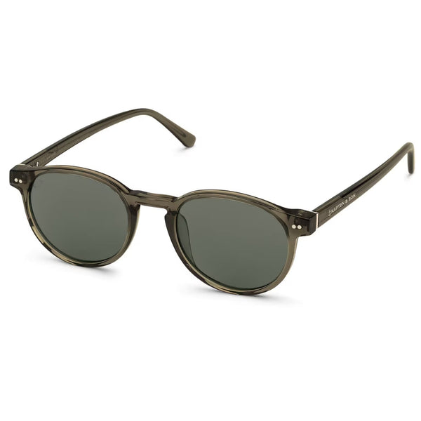 Lunettes de Soleil Kapten & Son Marais Transparent Olive Green - PRECIOVS