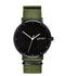 Montre GMTRY The Polygon Series Dark Grey Vert (+2ème bracelet au choix) - PRECIOVS