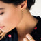 Boucles d'oreilles CLUSE Essentielle Gold Open Circle Embellished Stud CLJ51007 - PRECIOVS