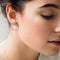 Boucles d'oreilles CLUSE Essentielle Rose Gold Open Circle Embellished Stud CLJ50007 - PRECIOVS