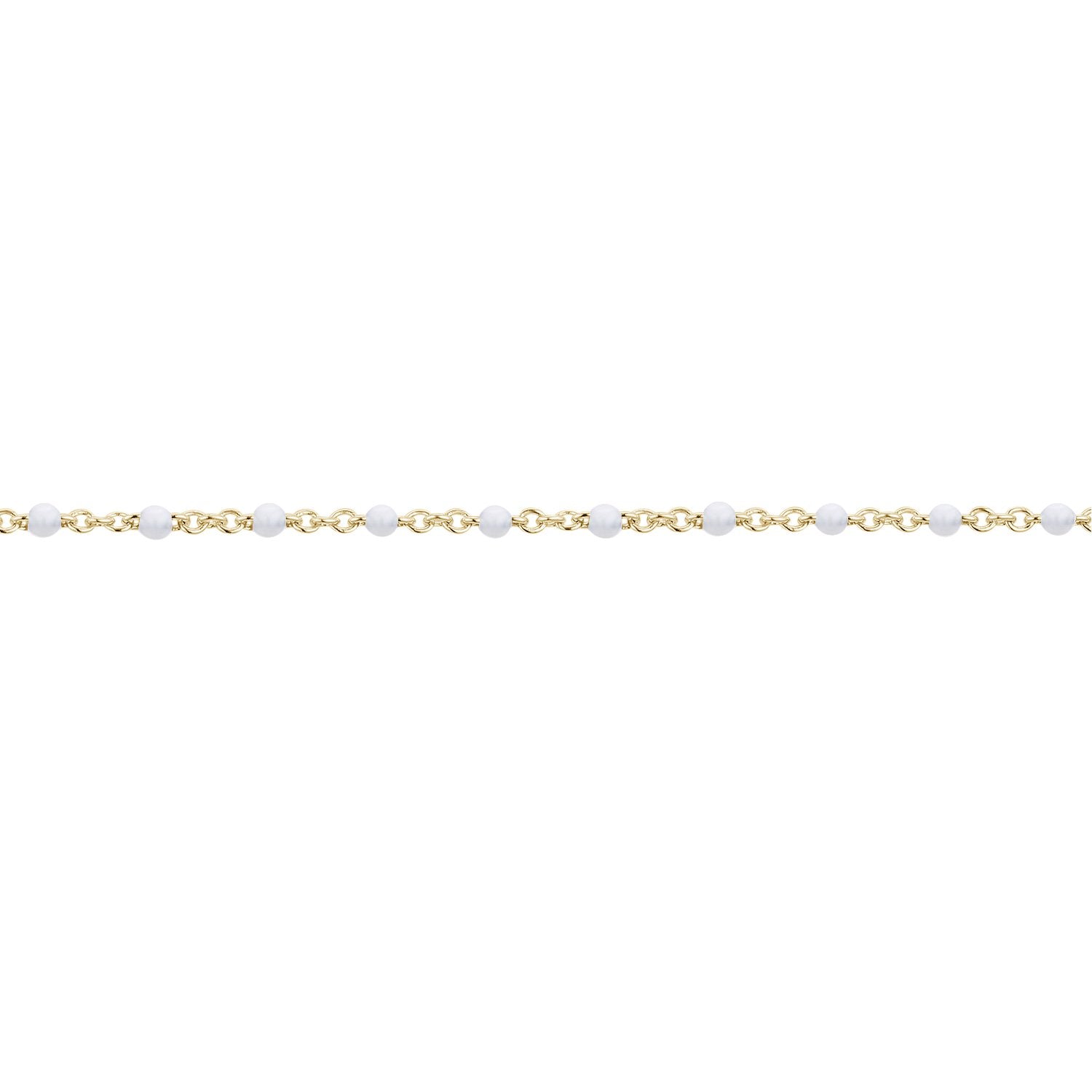 Bracelet I.Ma.Gi.N Jewels Br enamel white Or Jaune - PRECIOVS
