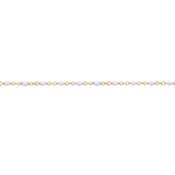 Bracelet I.Ma.Gi.N Jewels Br enamel white Or Jaune - PRECIOVS