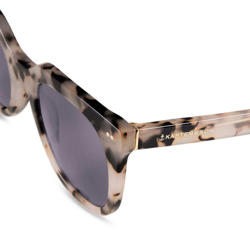Lunettes de Soleil Kapten & Son Florence Sand Tortoise Black - PRECIOVS