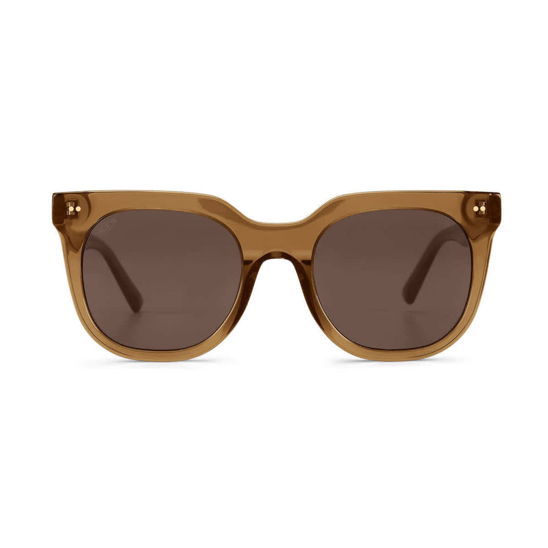 Lunettes de Soleil Kapten & Son Florence Transparent Caramel Brown - PRECIOVS