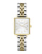 Montre Rosefield THE BOXY XS Blanc Sunray Argent Or Jaune Duotone Q023 - PRECIOVS