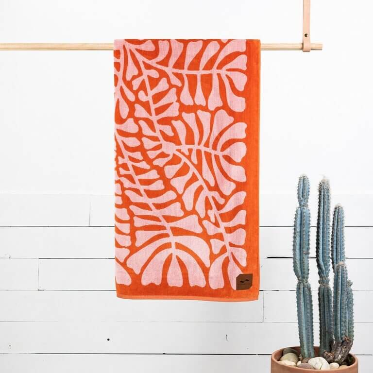 Serviette de plage Slowtide Hapa en coton durable - PRECIOVS