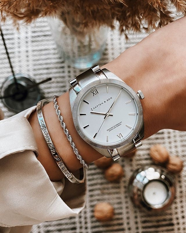 Montre Kapten & Son Crush Silver Steel - PRECIOVS