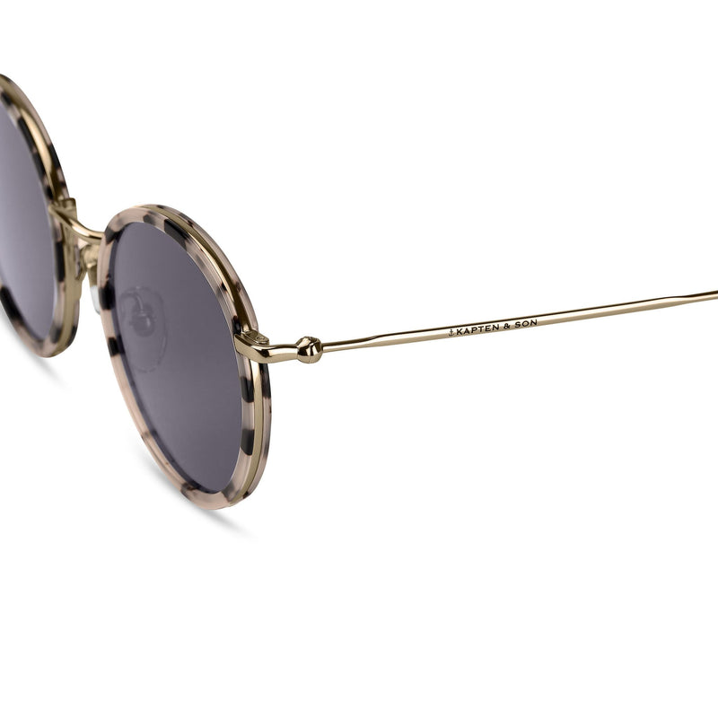 Lunettes de Soleil Kapten & Son Amsterdam Sand Tortoise Black - PRECIOVS