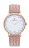 Montre Kapten & Son Rose Woven Leather - PRECIOVS