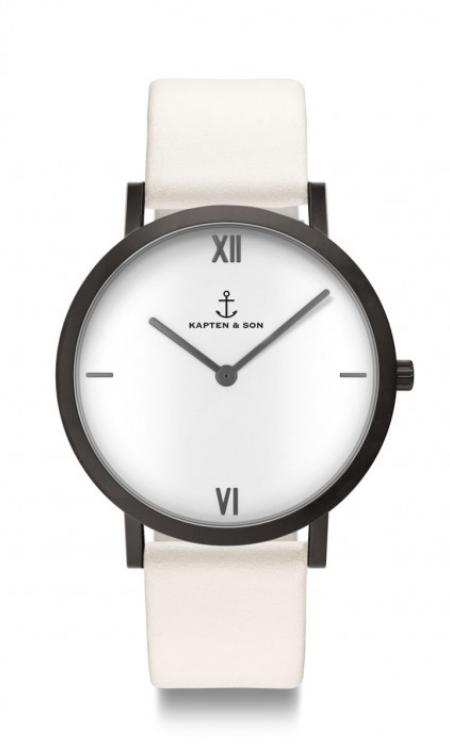 Montre Kapten & Son Pure Lux White Leather - PRECIOVS