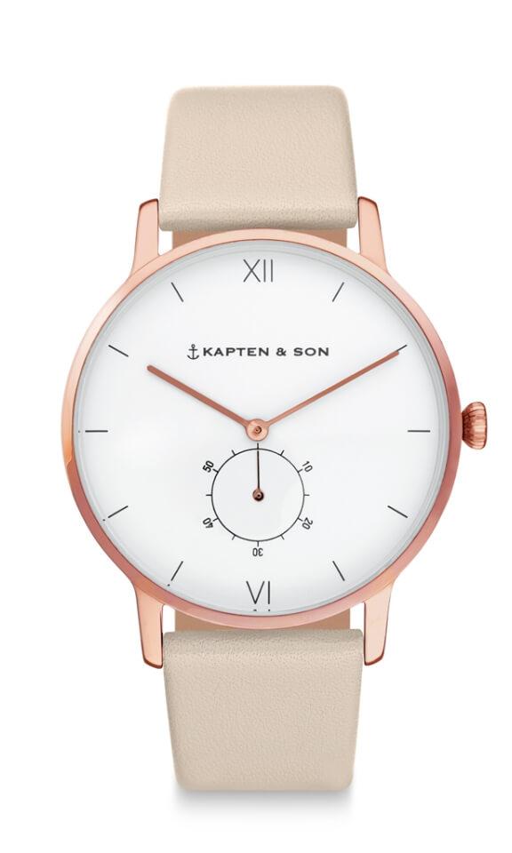 Montre Kapten & Son Heritage Sandstone Leather - PRECIOVS
