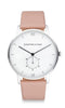 Montre Kapten & Son Heritage Silver Cherry Blossom Leather - PRECIOVS