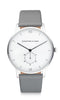 Montre Kapten & Son Heritage Silver Ash Grey Leather - PRECIOVS