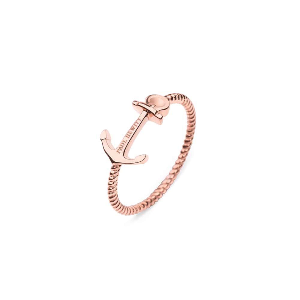 Bague Paul Hewitt Anchor Rope IP Or Rosé - PRECIOVS