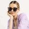 Lunettes de Soleil Kapten & Son Florence Sand Tortoise Black - PRECIOVS