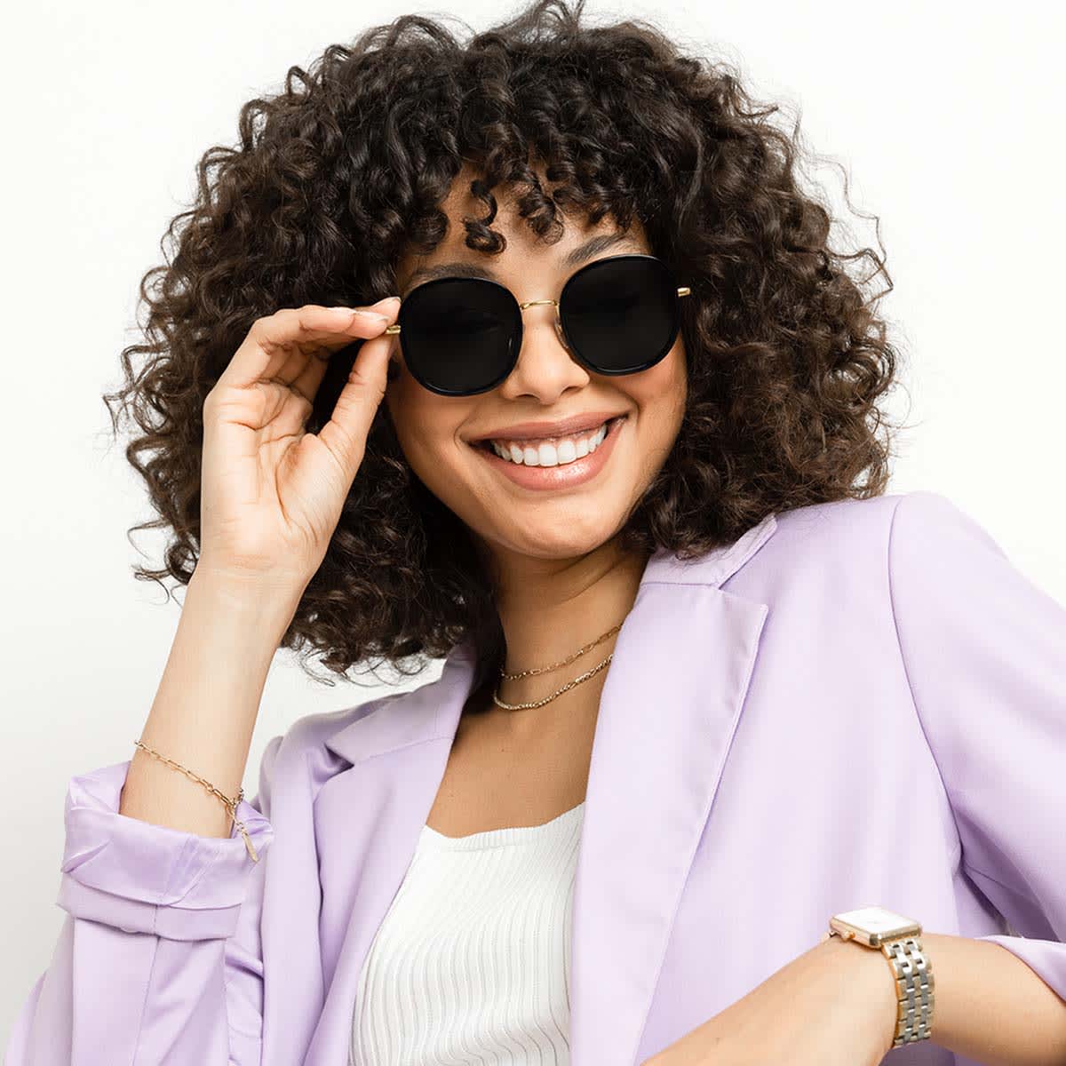 Lunettes de Soleil Kapten & Son Amsterdam Large All Black - PRECIOVS