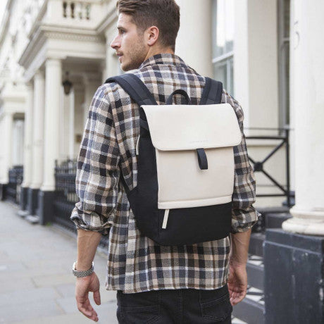 Sac à dos Kapten & Son Fyn Cream Black - PRECIOVS