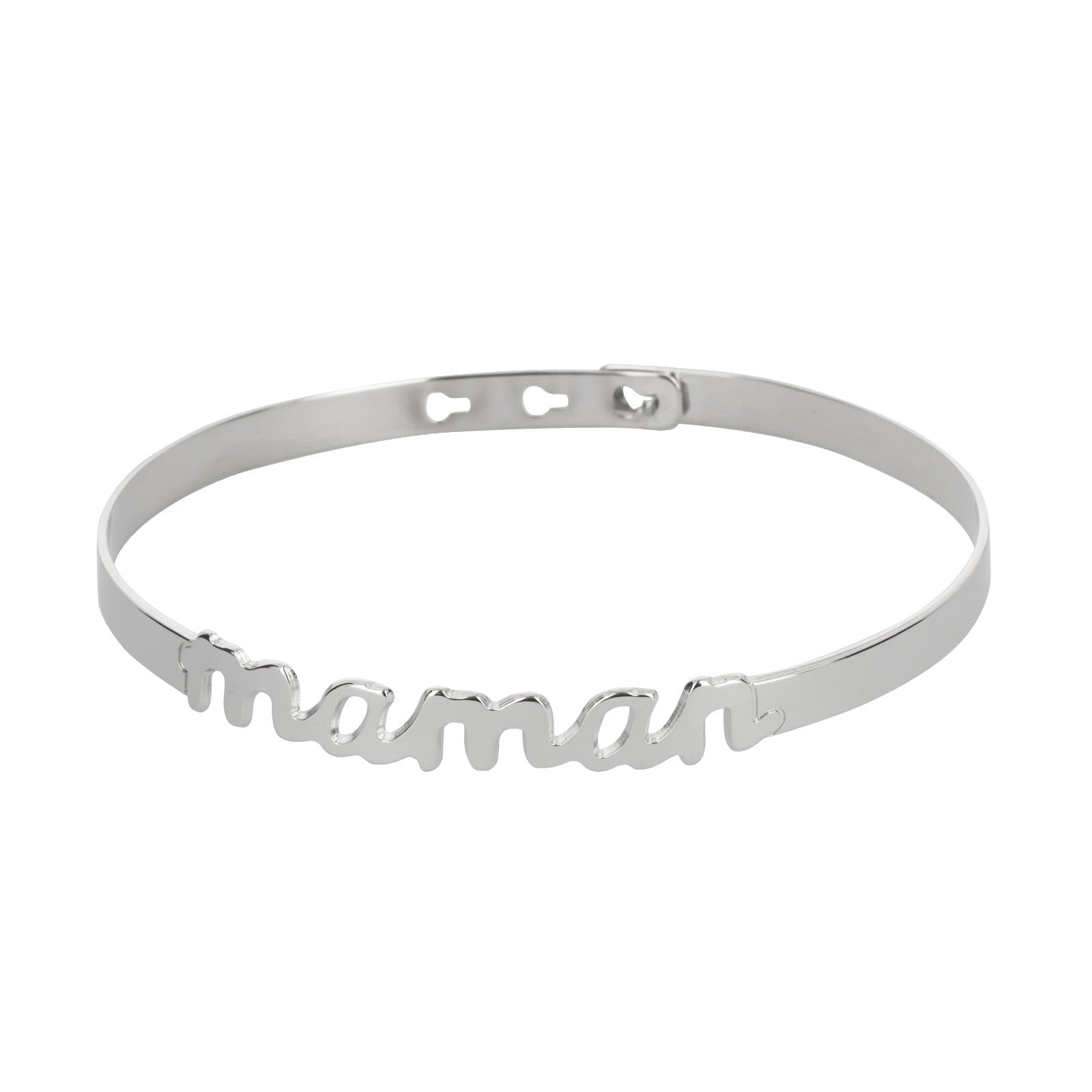 Bracelet Jonc MYA BAY "Maman" script JC-60 S - PRECIOVS