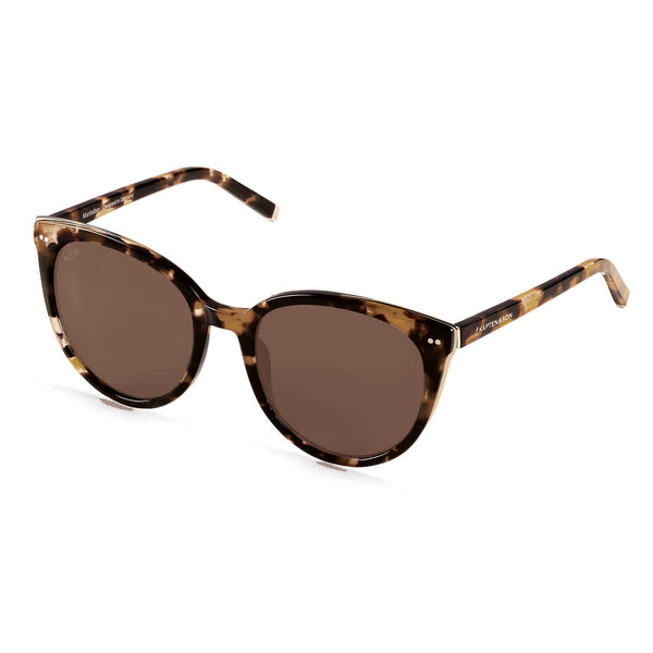 Lunettes de Soleil Kapten & Son Manhattan Amber Tortoise Brown - PRECIOVS
