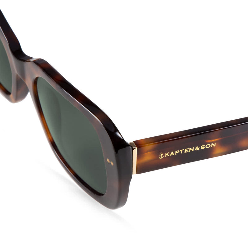 Lunettes de Soleil Kapten & Son Milan Tortoise Green - PRECIOVS