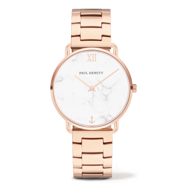 Montre Paul Hewitt Miss Ocean Line Marble Or Rosé Bande Métallique Or Rosé - PRECIOVS