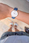 Montre CLUSE Minuit Rose Gold White/Blue Denim CL30029 - PRECIOVS