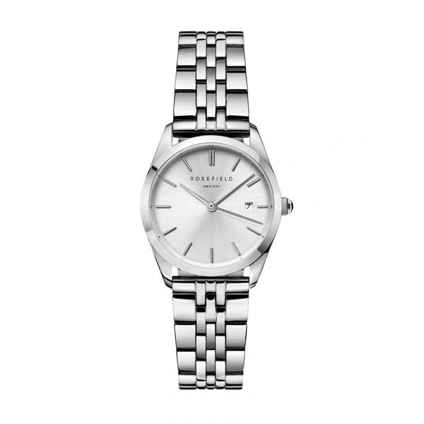 Montre Rosefield The Ace XS Silver Sunray Steel Silver A20 - PRECIOVS