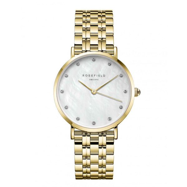 Montre Rosefield The Upper East Side Gold Crystal U31 - PRECIOVS