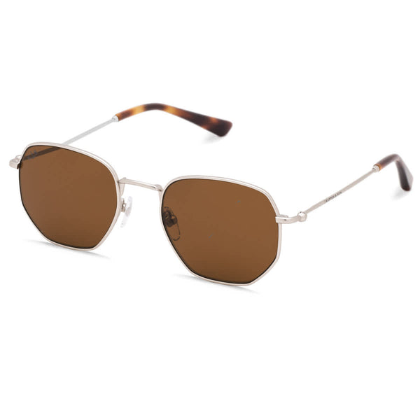 Lunettes de Soleil Kapten & Son Brisbane Silver Brown - PRECIOVS