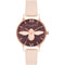 Montre Olivia Burton Animal Motif Chocolat & Nude Peach OB16AM124 - PRECIOVS