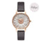 Montre Olivia Burton FLOWER SHOW 3D DAISY Black Rose Gold OB16FS97 - PRECIOVS