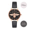 Montre Olivia Burton 3D Bee Vegan Friendly Black & Rose Gold OB16VE10 - PRECIOVS