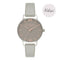 Montre Olivia Burton Midi Grey Dial Grey, Rose Gold & Silver OB16MD79 - PRECIOVS