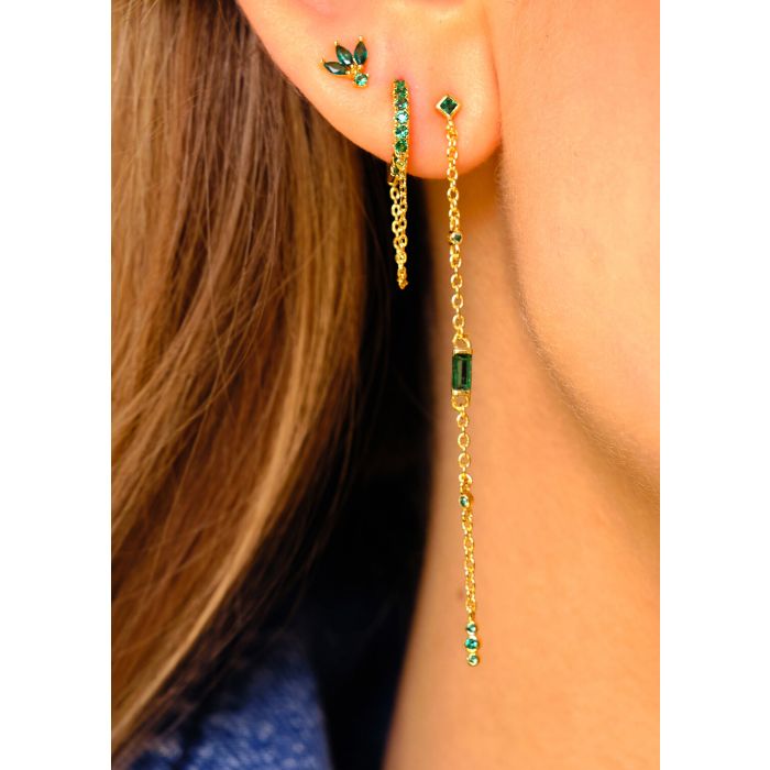 Boucles d'oreilles MYA BAY Green Madison BO-217.G - PRECIOVS