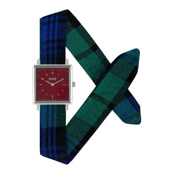 Montre RICH GONE BROKE Red Fred Blue Tartan - PRECIOVS