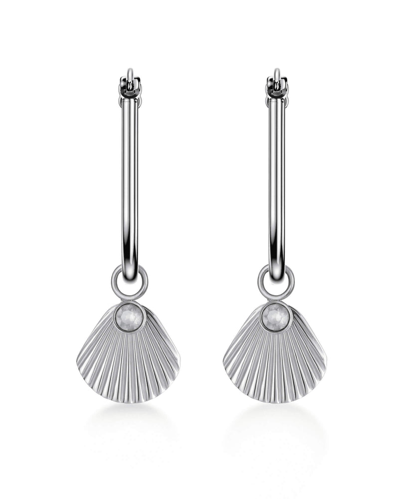 Boucles d'oreilles Rosefield The Raye Pendentif Sunray avec cristal Swarovski J257 - PRECIOVS