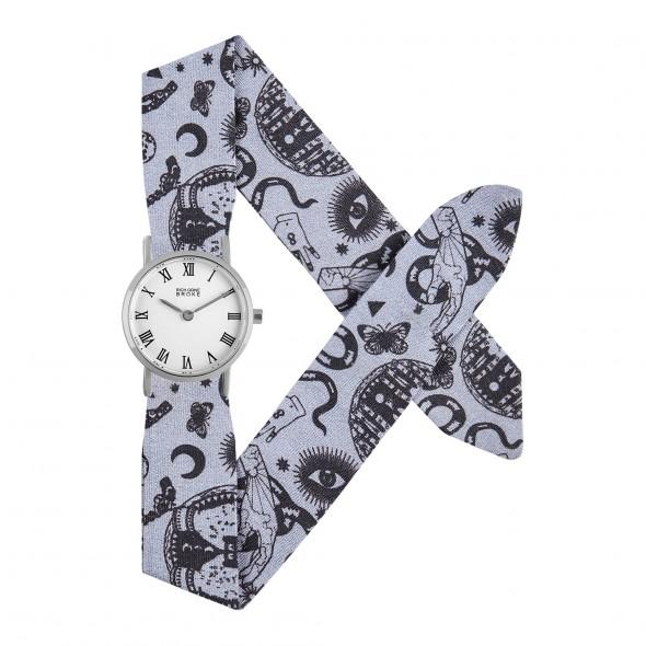 Montre RICH GONE BROKE Silver Black Marcel Celestial Day - PRECIOVS