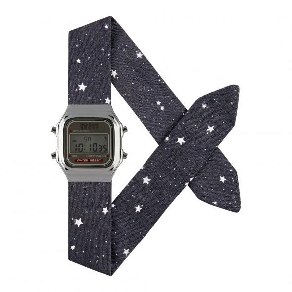 Montre RICH GONE BROKE Silver Digital Stars Sky - PRECIOVS
