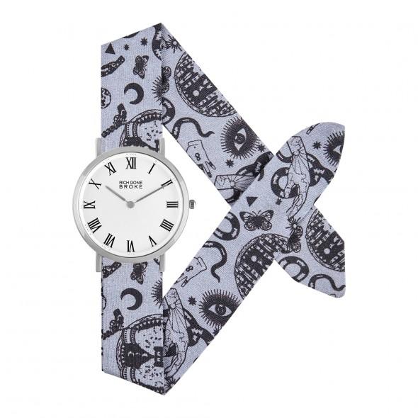 Montre RICH GONE BROKE Silver Marcel Celestial Day - PRECIOVS