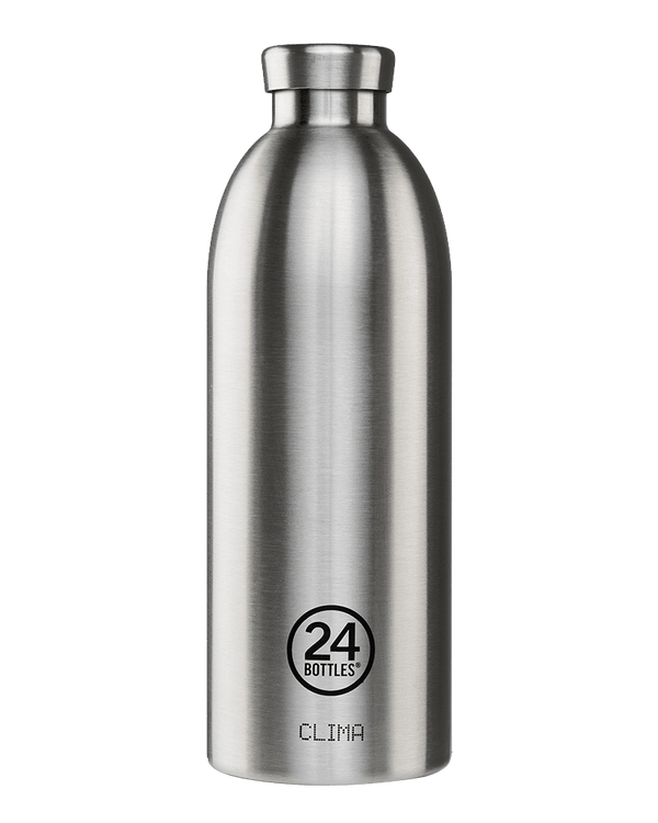 Bouteille réutilisable 24Bottles Clima Bottle Brushed Steel 850ml - PRECIOVS