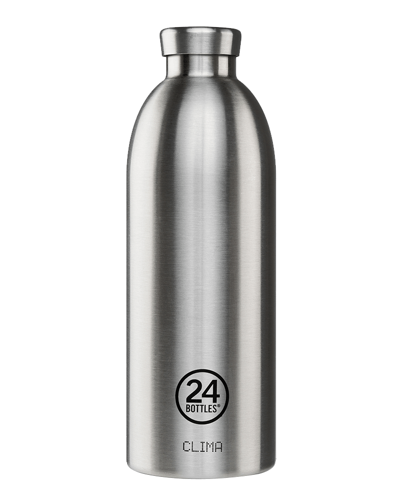 Bouteille réutilisable 24Bottles Clima Bottle Brushed Steel 850ml - PRECIOVS