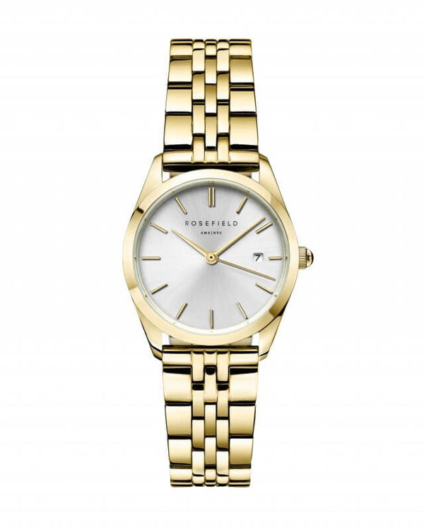 Montre Rosefield The Ace XS Silver Sunray Steel Gold A15 - PRECIOVS