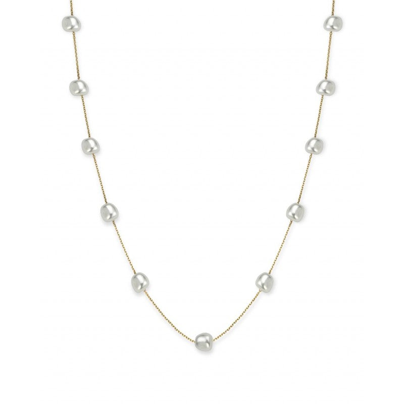 Collier Rosefield The Jane Liquid Multi Pearl Chocker Gold J176 - PRECIOVS