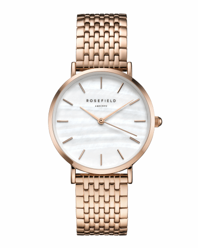 Montre Rosefield THE UPPER EAST SIDE White MOP Rosegold UEWR-U20 - PRECIOVS