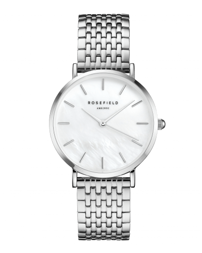 Montre Rosefield THE UPPER EAST SIDE White MOP Silver UEWS-U22 - PRECIOVS