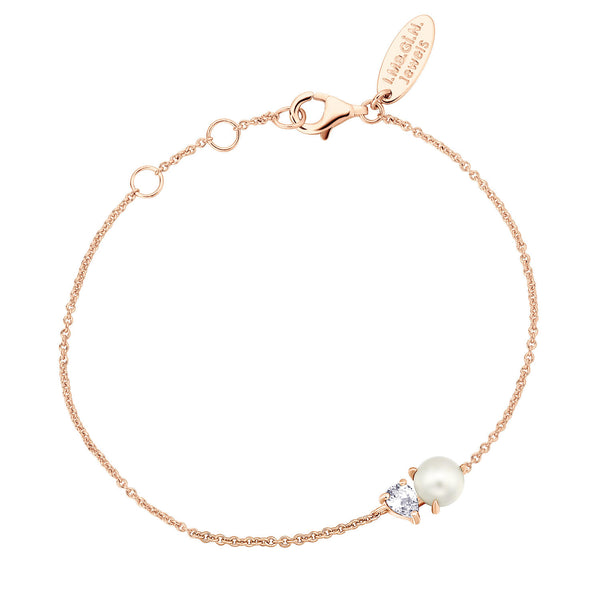 Bracelet I.Ma.Gi.N Jewels Br Pearl Pear Or Rose - PRECIOVS