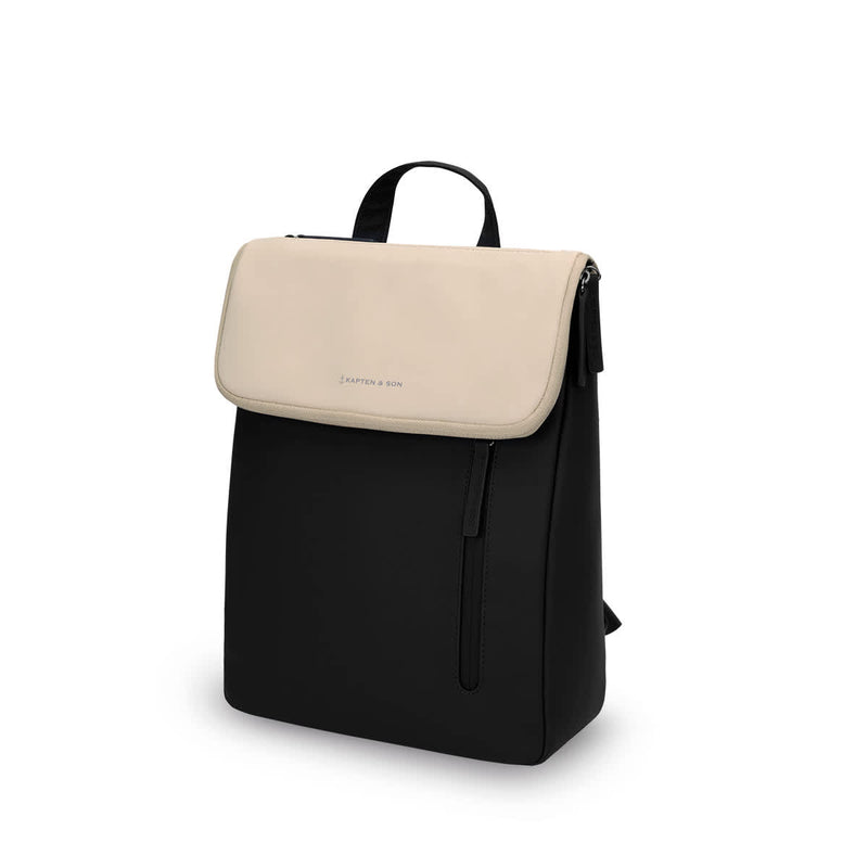 Sac à dos Kapten & Son Vallen Cream Black - PRECIOVS