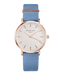 Montre Rosefield THE WEST VILLAGE Airy Blue Rosegold WAGR-W76 - PRECIOVS